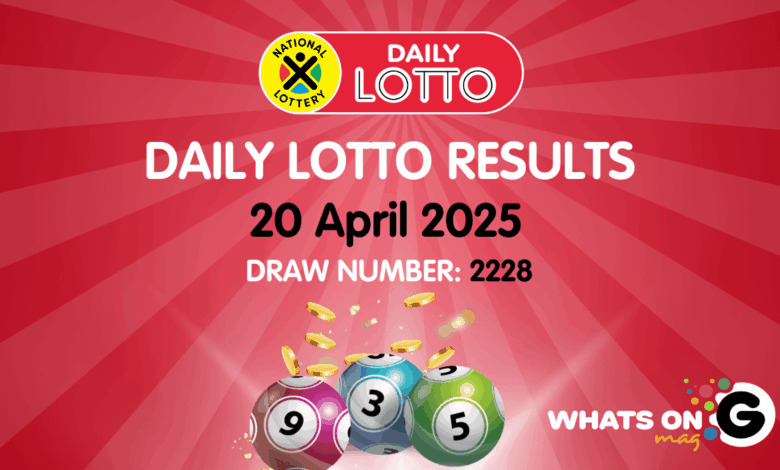 Daily lotto results