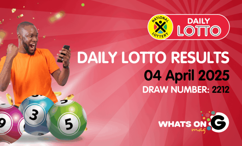 Daily lotto results