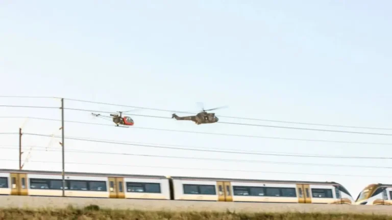 Gautrain Battles Alouette II Helicopter- Who Will Win?