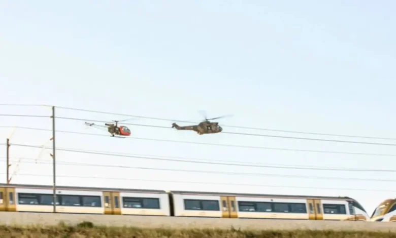 Gautrain Battles Alouette II Helicopter- Who Will Win?