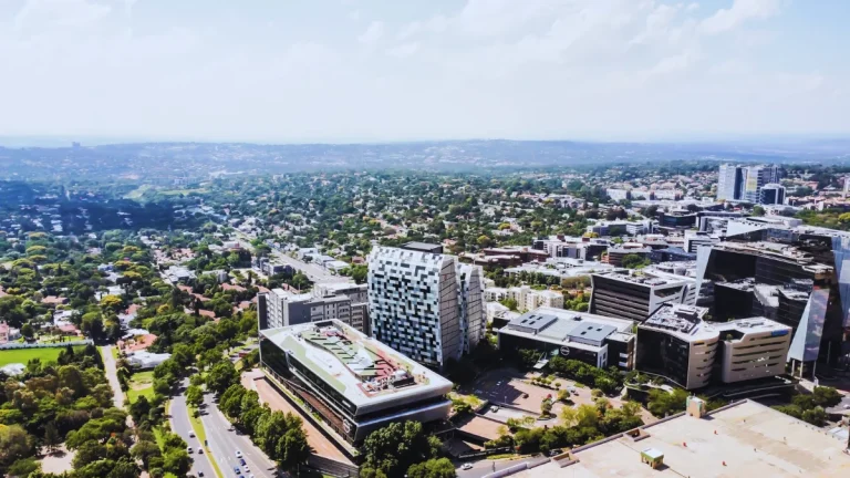 Cityscape of Sandton