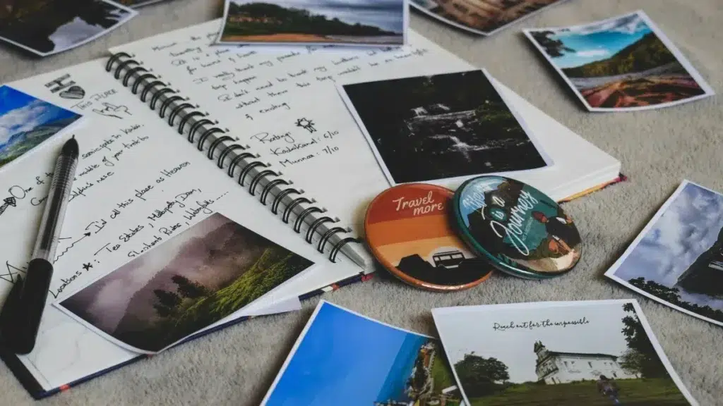 Scrapbooking - assorted photos and Notebook - Mother's Day Gift Idea