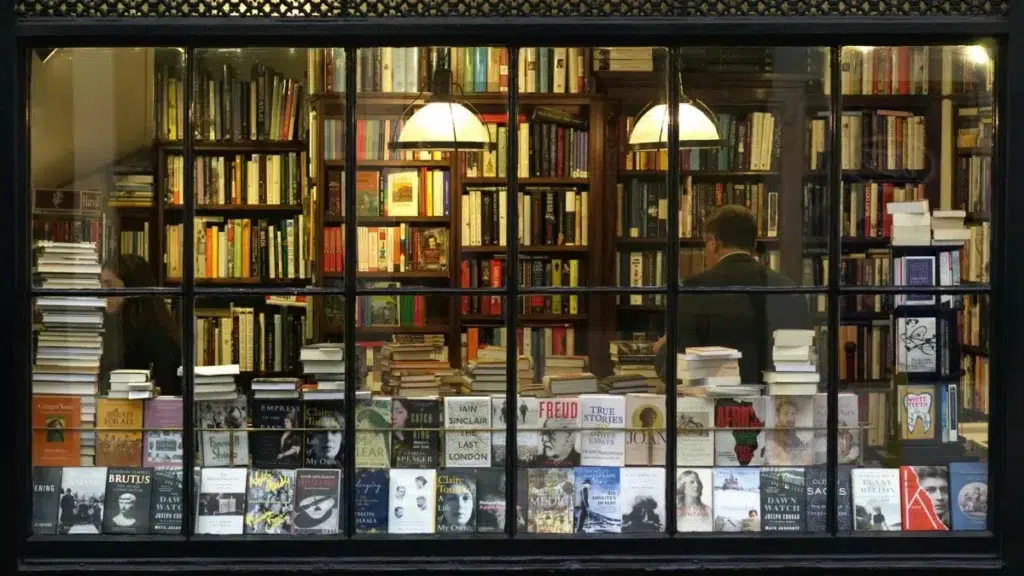 Book store - store front.
