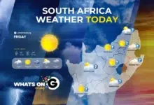 weather forecast - Whats on G Weather Centre - Friday - Today's Temperatures