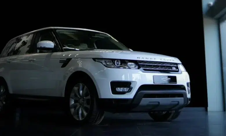 Range Rover Car on Display