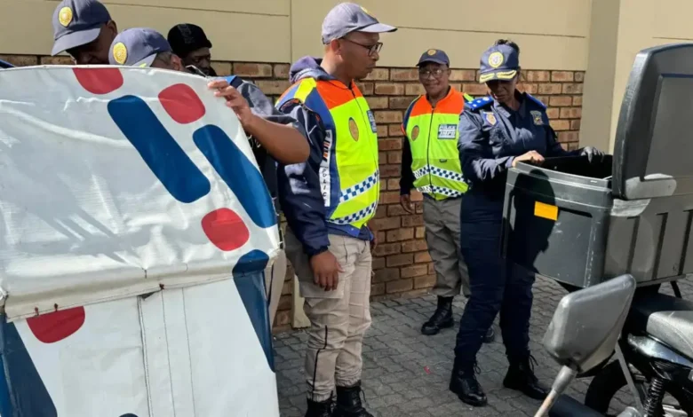 JMPD Arrests 10 Foreign Nationals, Impounds 15 Delivery Bikes