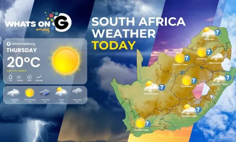 Today's Weather - Thursday, 15 May 2025 - in South Africa
