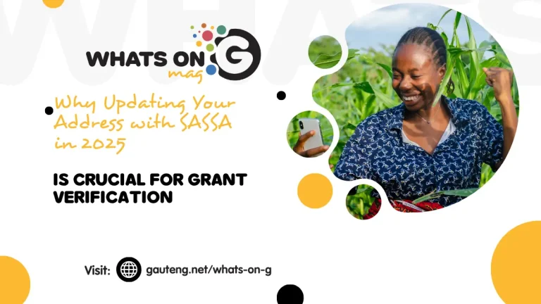 update SASSA address 2025