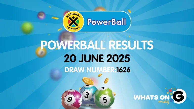 Ithuba Powerball Results for 20/06/2025