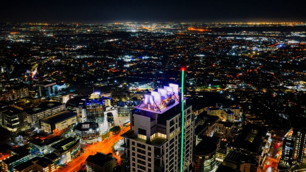 Sandton skyline at night, Johannesburg