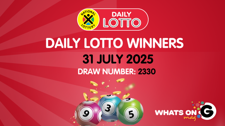 Congratulations to the Daily Lotto Winners for 31/07/2025
