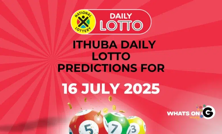 Ithuba Daily Lotto Predictions For 16/07/2025