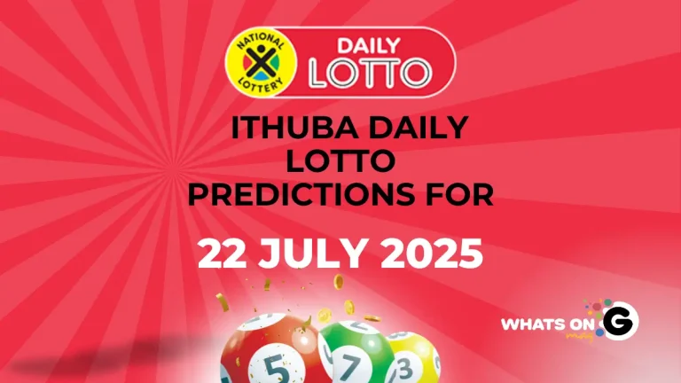 Ithuba Daily Lotto Predictions for 22 July 2025