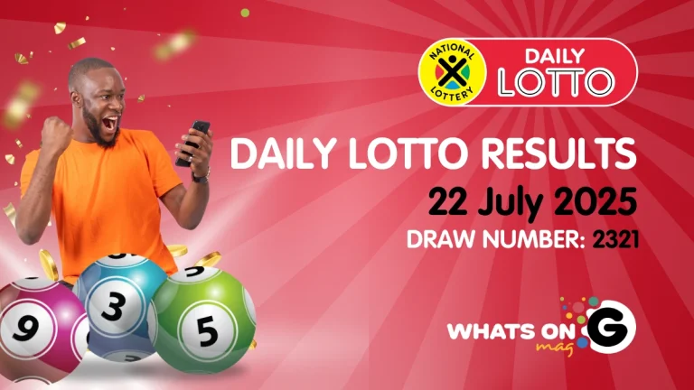 Ithuba Daily Lotto Results for 22/07/2025