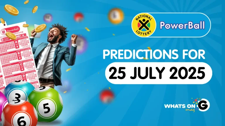 Ithuba Powerball Predictions For 25/07/2025