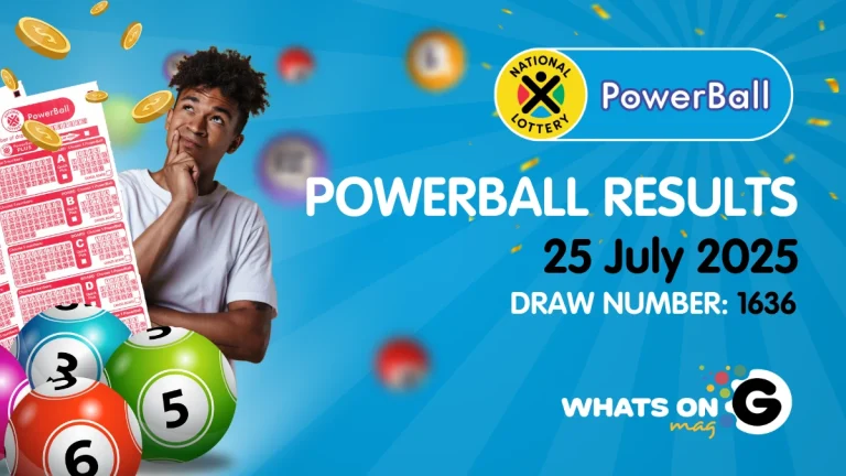 Ithuba Powerball Results For 25/07/2025