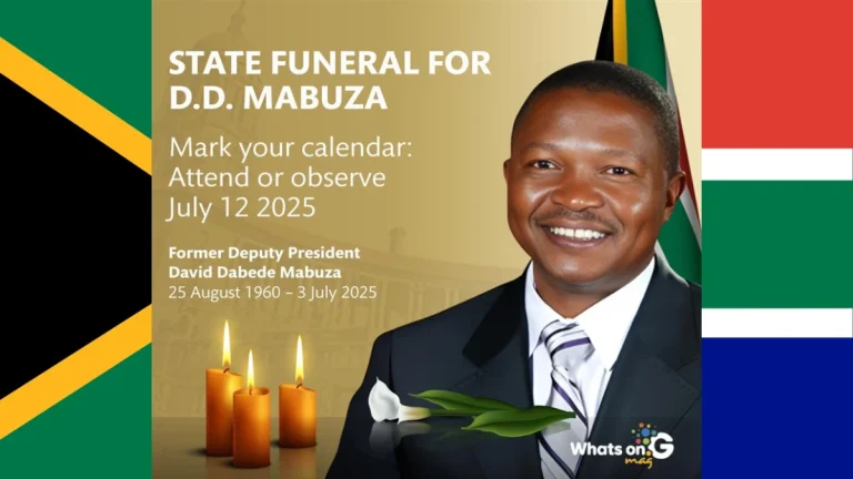 Mabuza’s Final Journey: Funeral to Be Held This Weekend
