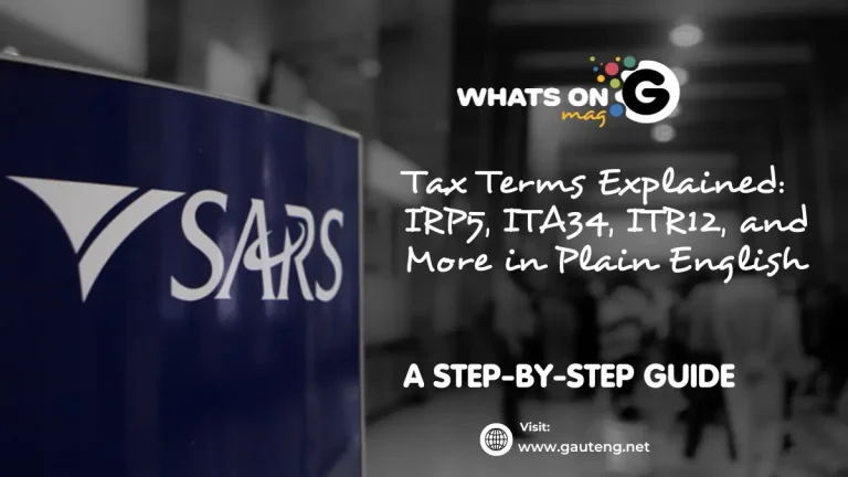 Tax Terms Explained: IRP5, ITA34, ITR12, and More in Plain English