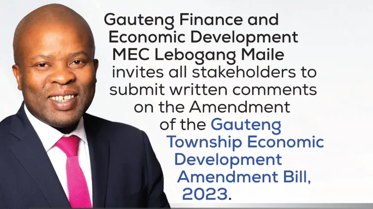 What Is the Gauteng Township Economic Development Amendment Bill 2023?