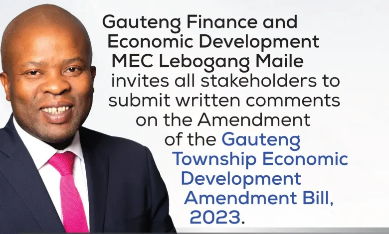 What Is the Gauteng Township Economic Development Amendment Bill 2023?