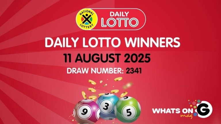 Congratulations to the Daily Lotto Winners for 11/08/2025