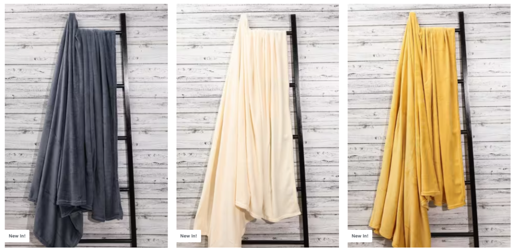 Soft Coral Fleece Blankets