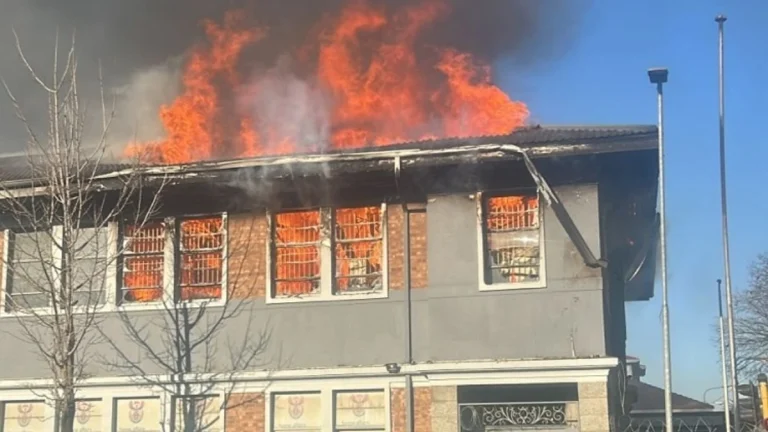 Germiston Home Affairs Building Set Alight During Protest