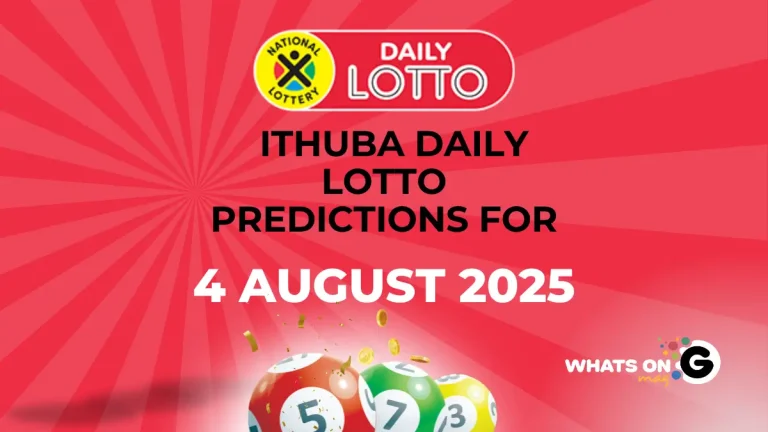 Ithuba Daily Lotto Predictions For 04 August 2025