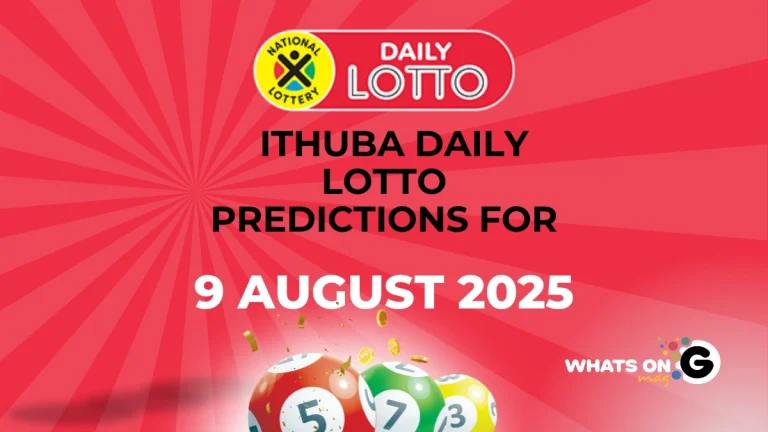 Ithuba Daily Lotto Predictions for 09/08/2025