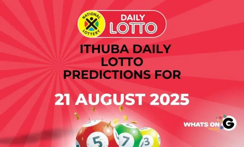Ithuba Daily Lotto Predictions For 21/08/2025
