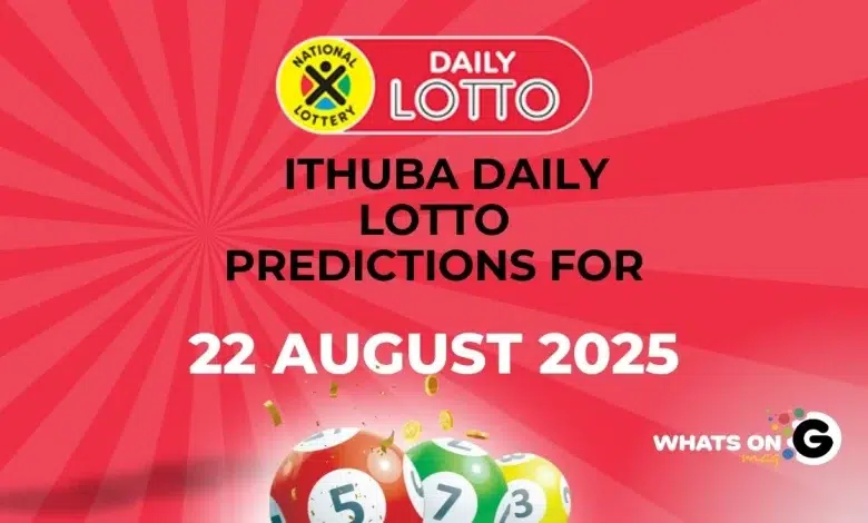 Ithuba Daily Lotto Predictions For 22/08/2025