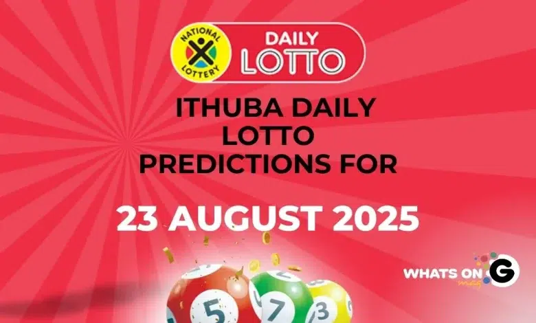 Ithuba Daily Lotto Predictions for 23/08/2025