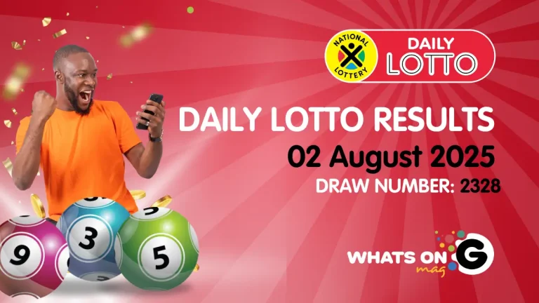 Ithuba Daily Lotto Results For 02/08/2025