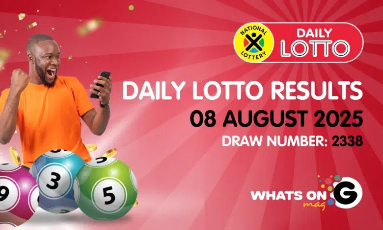 Ithuba Daily Lotto Results for 08/08/2025