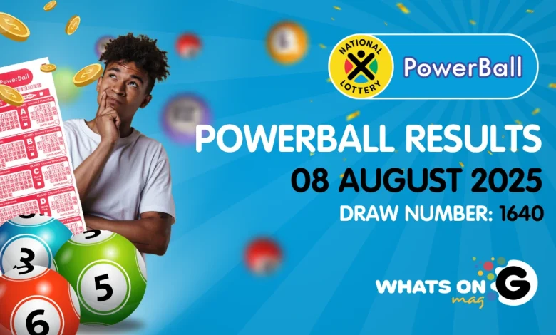 Ithuba Powerball Results For 08/08/2025