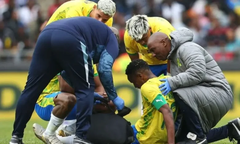 Themba Zwane Out for Two Months: Sundowns and Bafana Bafana Face Setback