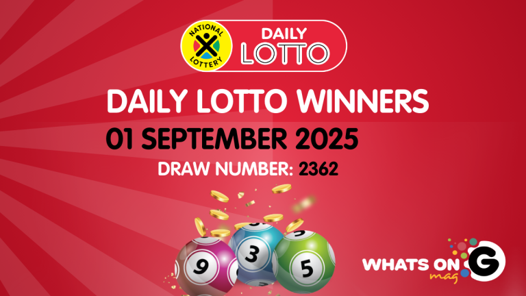 Congratulations to the Daily Lotto Winners for 01/09/2025