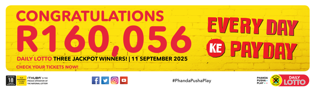 Congratulations to the Daily Lotto Winners for 11/09/2025