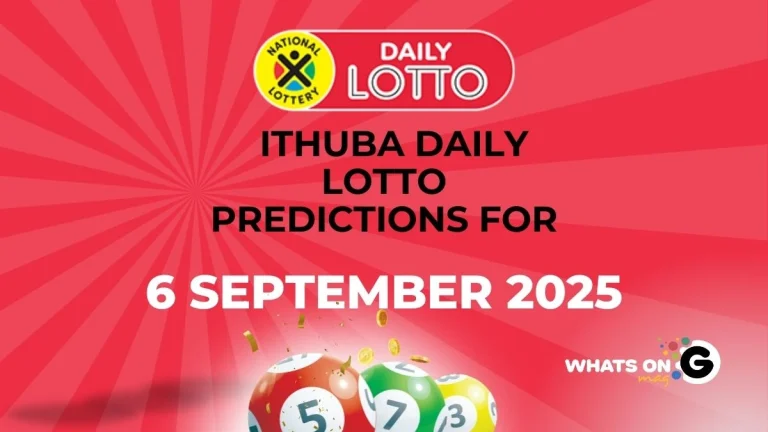 Ithuba Daily Lotto Predictions for 06/09/2025