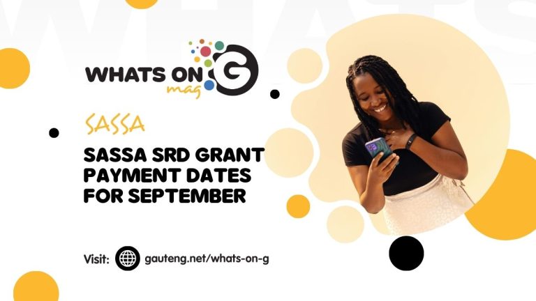 SASSA SRD Grant Payment Dates for September 2025