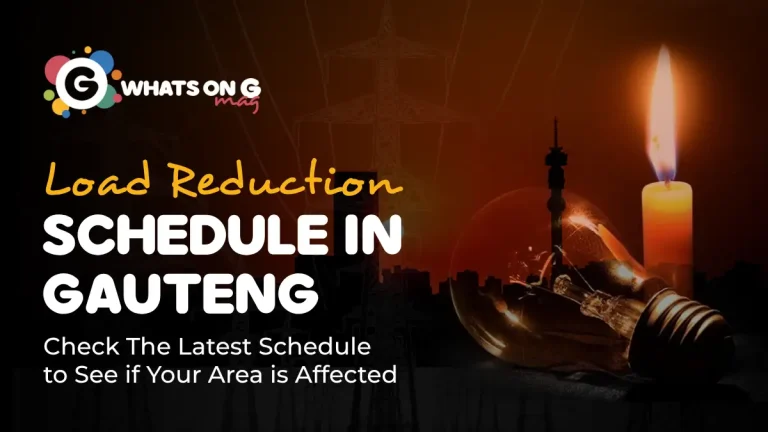 Load Reduction Alert: Gauteng Suburbs Facing Scheduled Power Cuts This Week