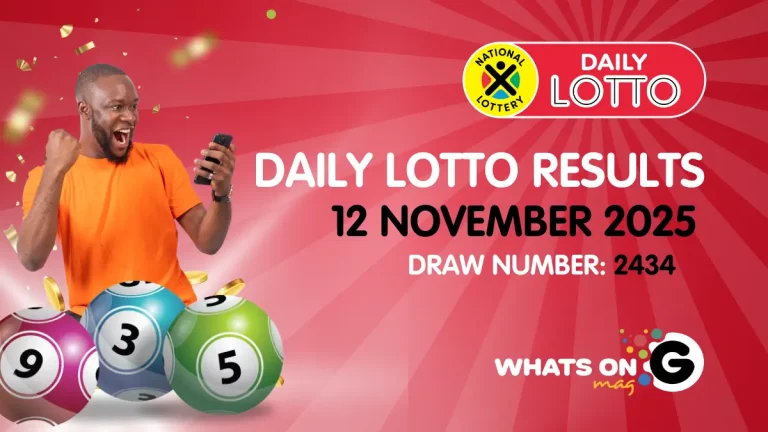 Ithuba Daily Lotto Results for 12/11/2025