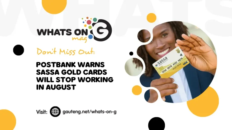 Postbank Warns Sassa Gold Cards Will Stop Working in August 2026 Postbank Warns Sassa Gold Cards Will Stop Working in August
