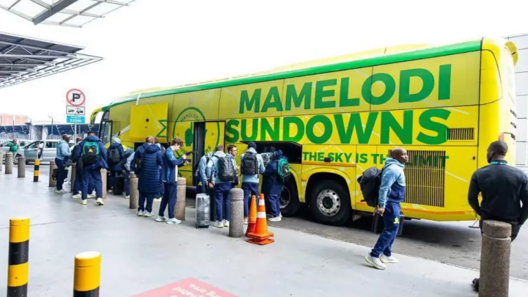 Mamelodi Sundowns Depart Late for Morocco Ahead of CAF Final