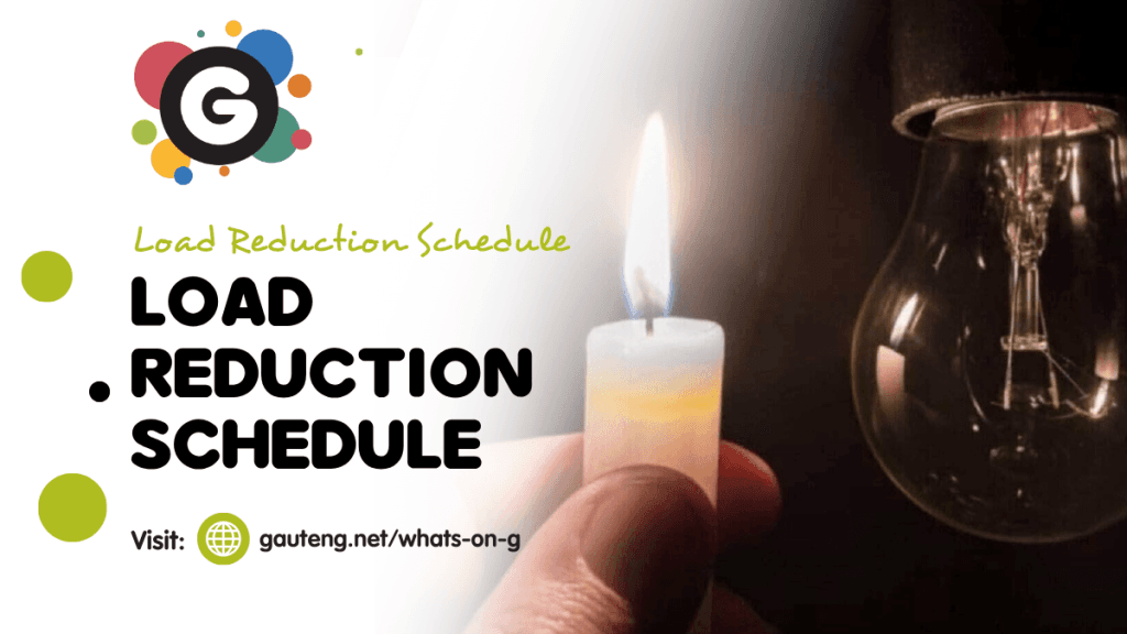 Gauteng Load Reduction Schedule This Week - Areas & Times