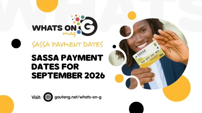 SASSA Confirms September 2026 Grant Payment Dates: Full Schedule and New WhatsApp Service Explained SASSA Confirms September 2026 Grant Payment Dates: Full Schedule and New WhatsApp Service Explained