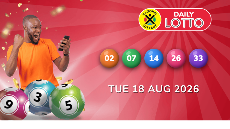 Daily Lotto Results Tuesday, 18 August 2026 Draw 2711