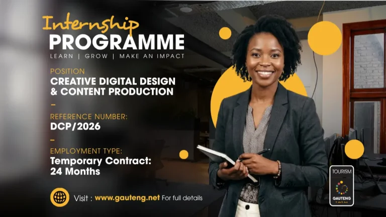 Gauteng Tourism Authority Internship 2026: Digital Content Producer Applications Open Gauteng Tourism Authority Internship 2026: Digital Content Producer Applications Open