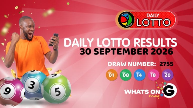 Daily Lotto Results Wednesday, 30 September 2026 Draw 2755 Daily Lotto Results Wednesday, 30 September 2026 Draw 2755 winning numbers