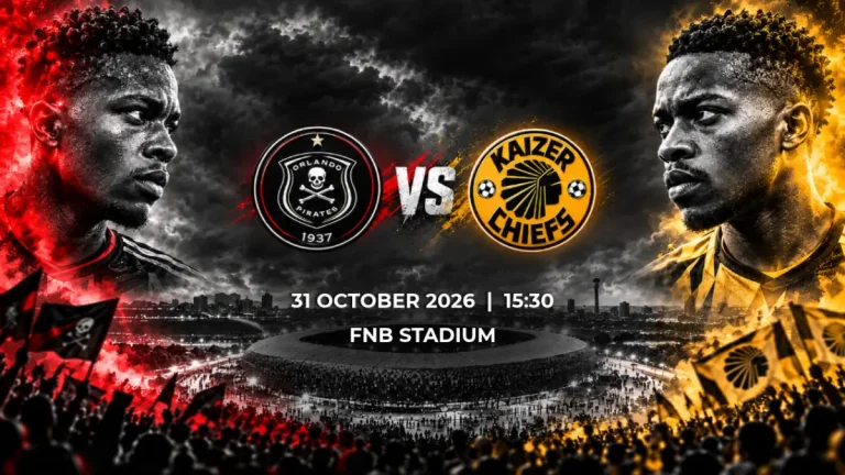Soweto Derby 2026: Pirates vs Chiefs Kick Off Time, Where to Watch and League Standings